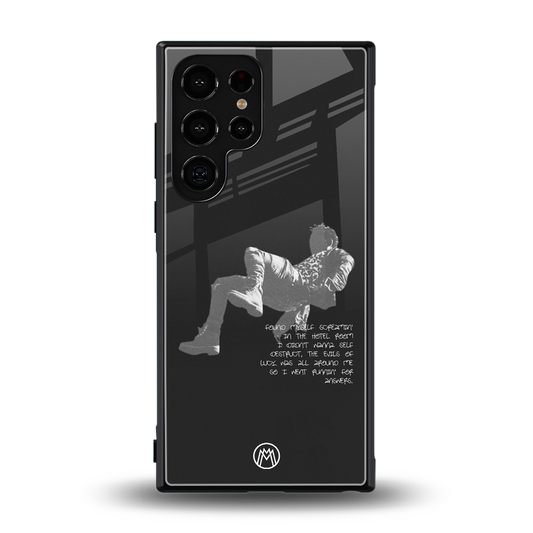 despair back phone cover | glass case for samsung galaxy s23 ultra