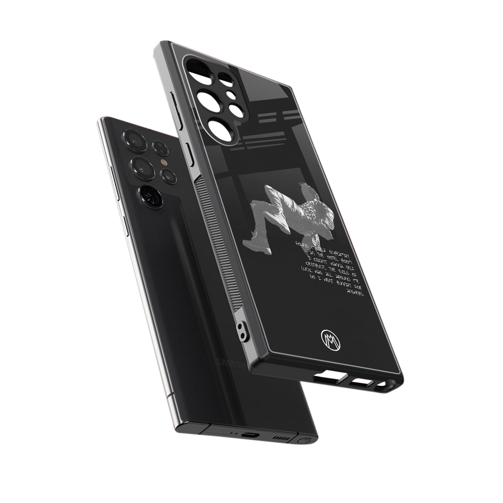 despair back phone cover | glass case for samsung galaxy s23 ultra