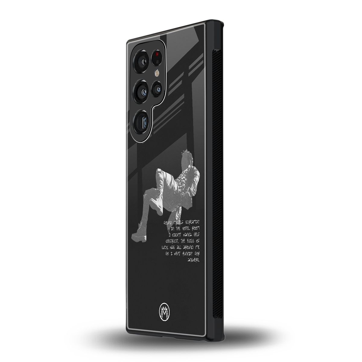 despair back phone cover | glass case for samsung galaxy s24 ultra