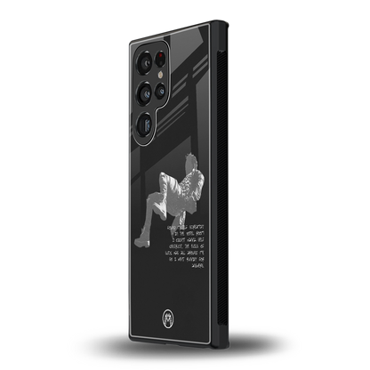 despair back phone cover | glass case for samsung galaxy s23 ultra