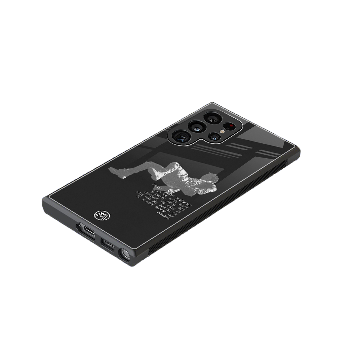 despair back phone cover | glass case for samsung galaxy s24 ultra