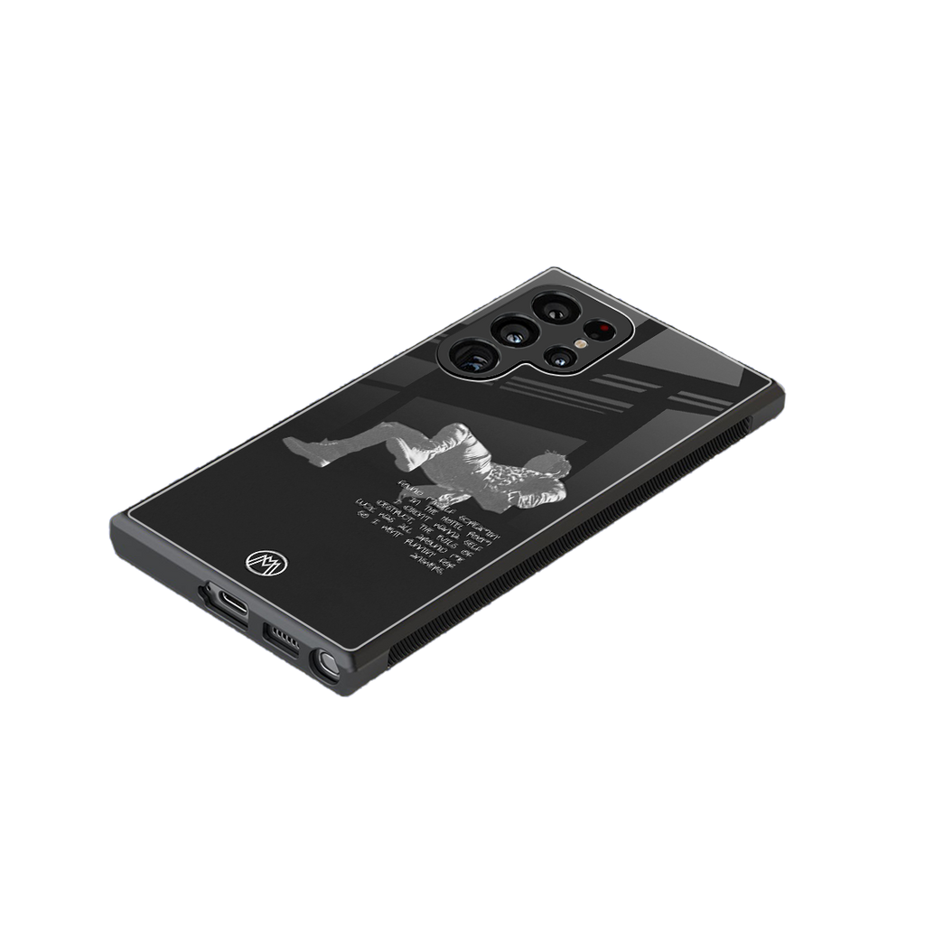 despair back phone cover | glass case for samsung galaxy s23 ultra