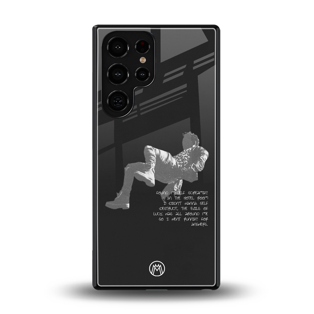 despair back phone cover | glass case for samsung galaxy s25 ultra