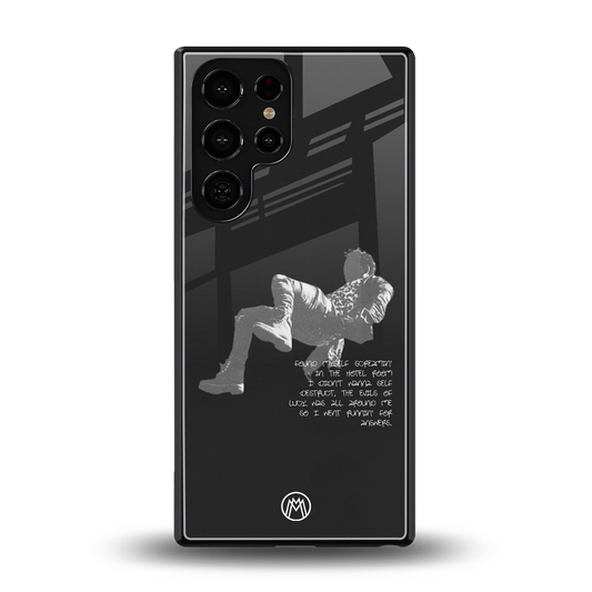 despair back phone cover | glass case for samsung galaxy s25 ultra