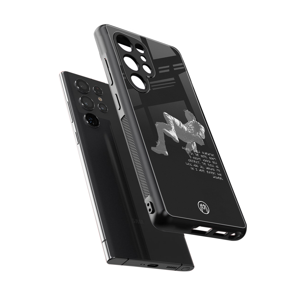 despair back phone cover | glass case for samsung galaxy s25 ultra
