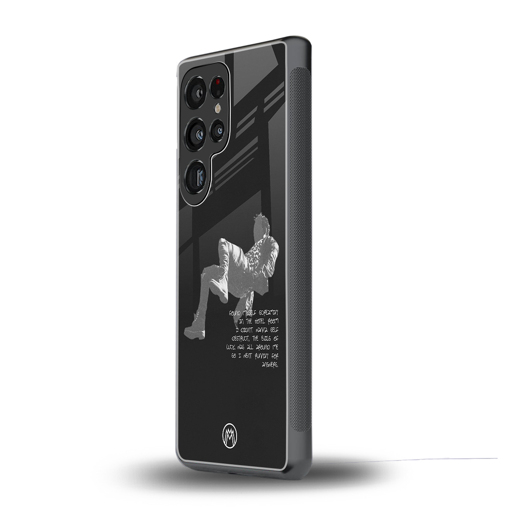 despair back phone cover | glass case for samsung galaxy s25 ultra