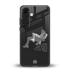 despair back phone cover | glass case for samsung galaxy s25 plus