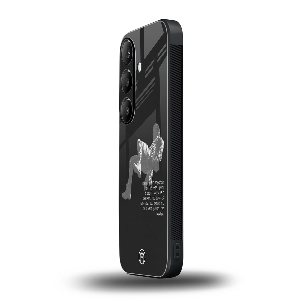 despair back phone cover | glass case for samsung galaxy s23 plus