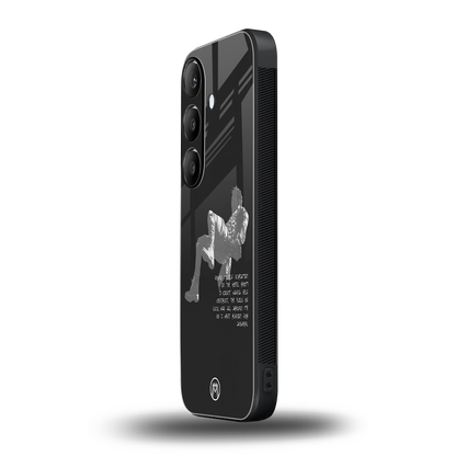 despair back phone cover | glass case for samsung galaxy s24 fe