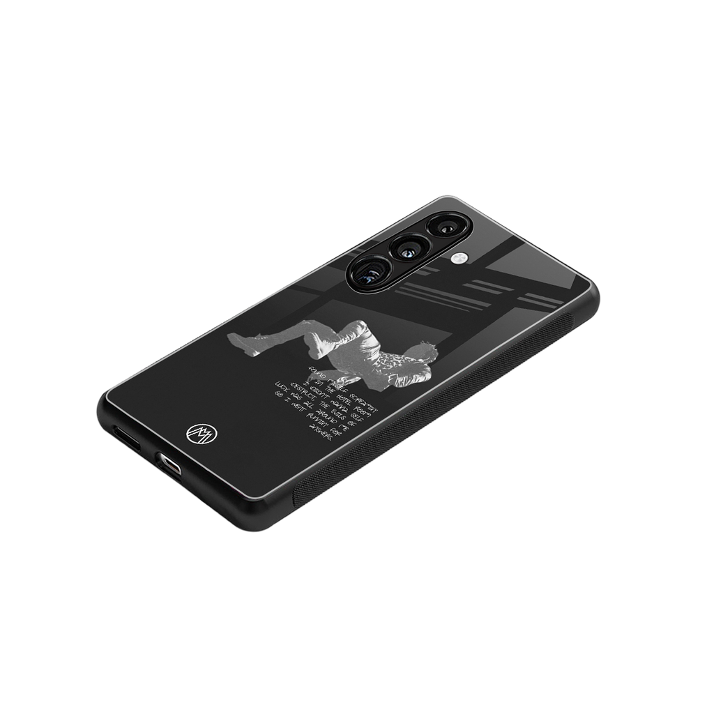 despair back phone cover | glass case for samsung galaxy s24