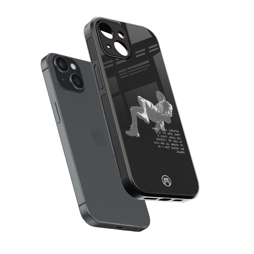 despair back phone cover | glass case for iphone 14