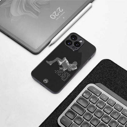 despair back phone cover | glass case for iphone 14 pro max