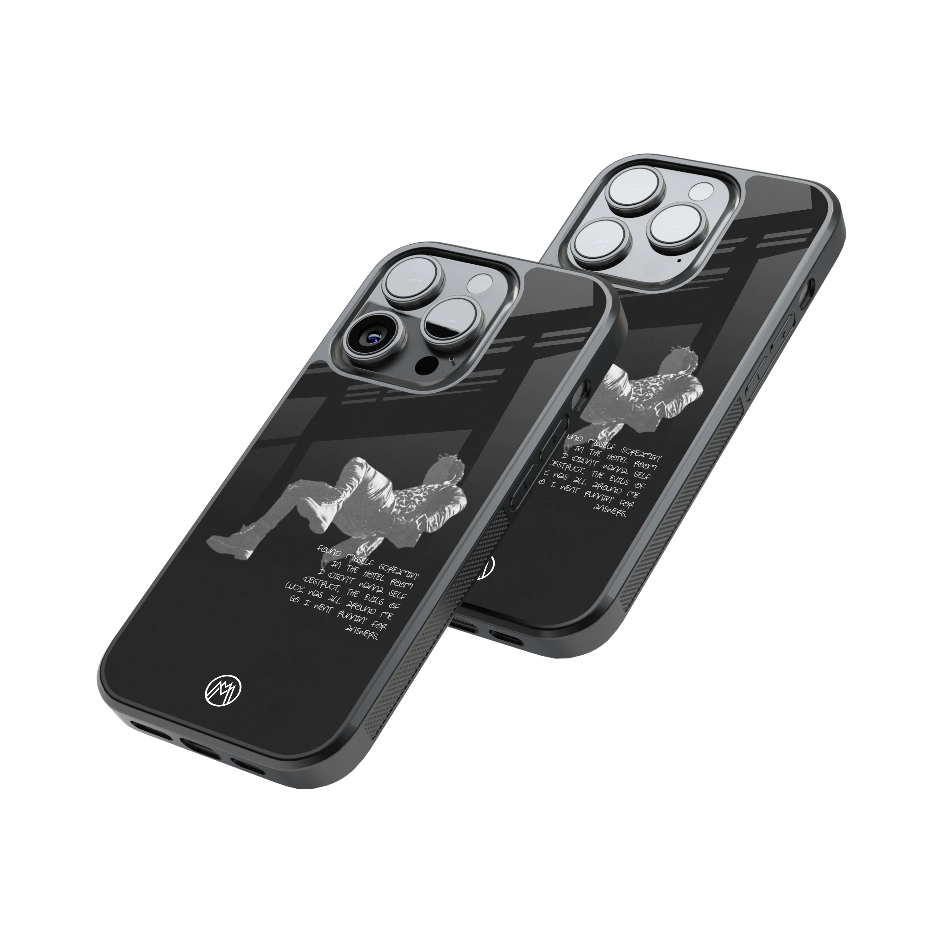 Protective Glass Back Phone Case Compatible with iPhone, Samsung, OnePlus, Pixel & More