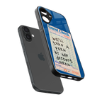 dessert menu back phone cover | glass case for iphone 16 plus