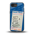 dessert menu back phone cover | glass case for iphone 16e
