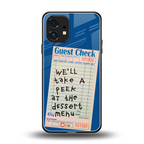 dessert menu back phone cover | glass case for nothing phone 1