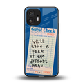 dessert menu back phone cover | glass case for nothing phone 2