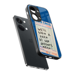 dessert menu back phone cover | glass case for oneplus nord 3