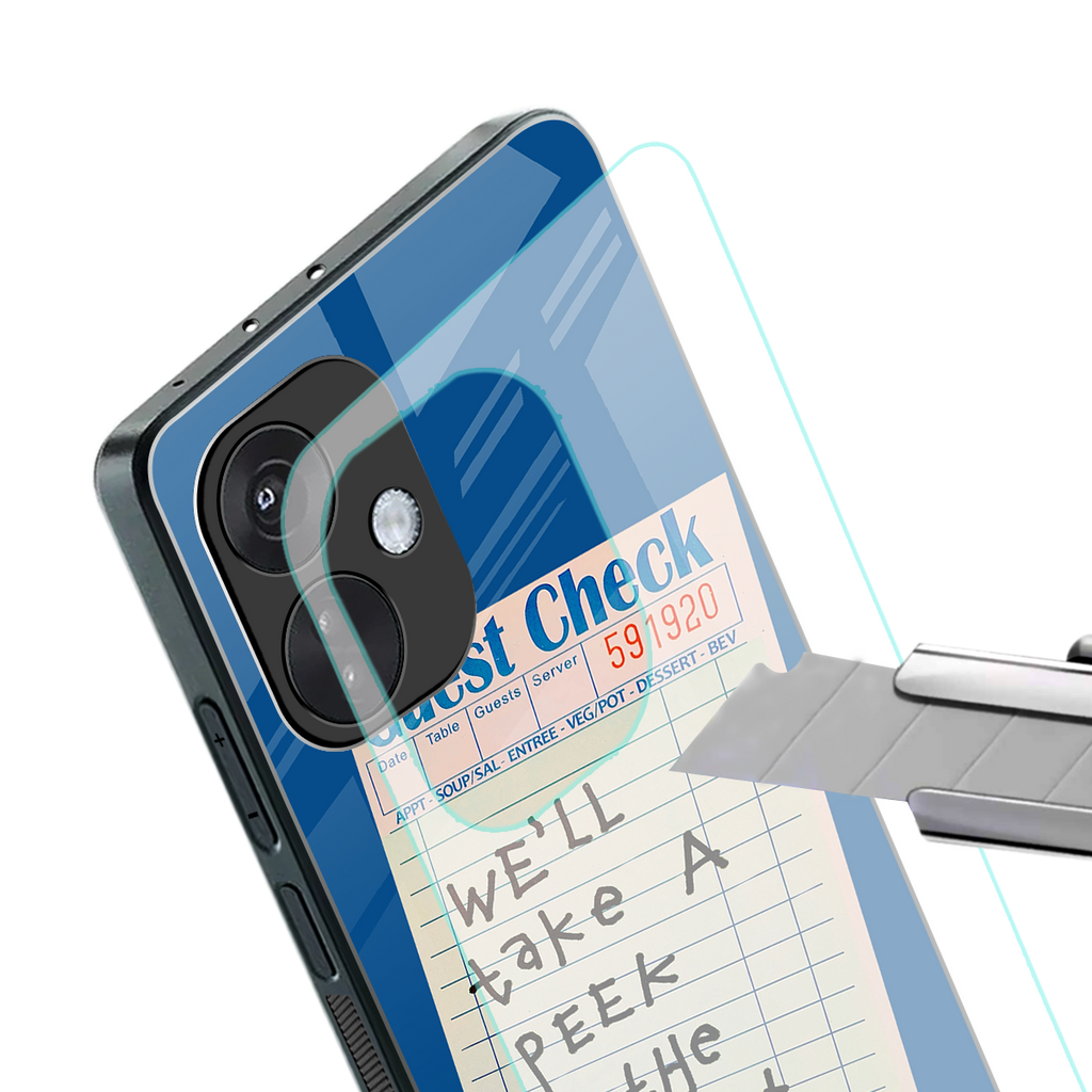 dessert menu back phone cover | glass case for oneplus nord ce 3