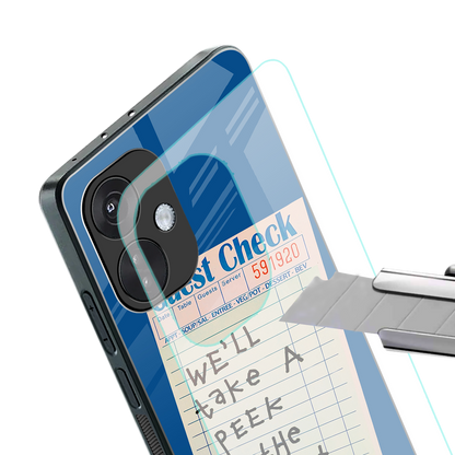 dessert menu back phone cover | glass case for oneplus nord ce 3