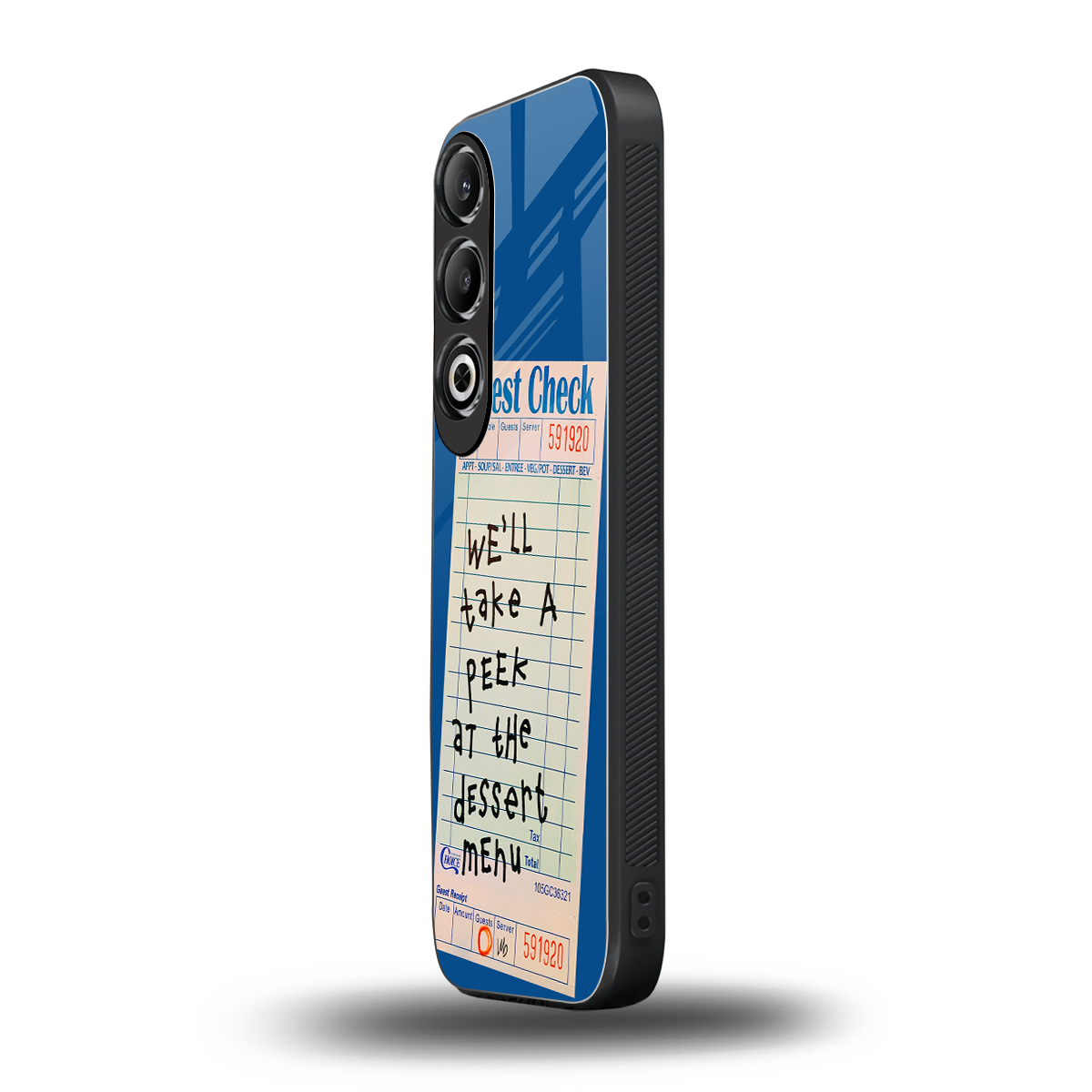 dessert menu back phone cover | glass case for oneplus nord ce 4