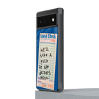 dessert menu back phone cover | glass case for google pixel 6