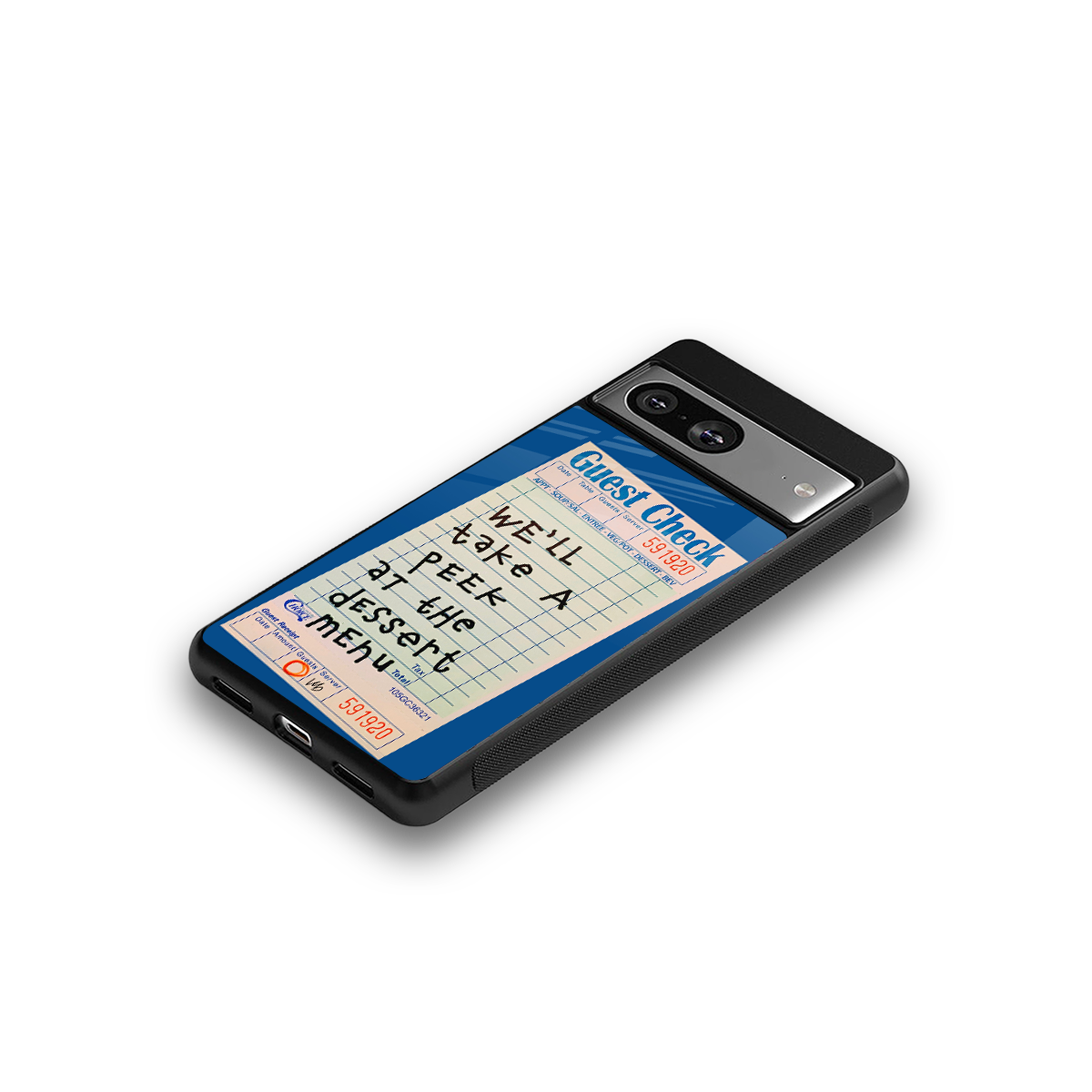 dessert menu back phone cover | glass case for Google Pixel 8