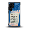 dessert menu back phone cover | glass case for samsung galaxy s23 ultra