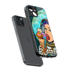 dessert space back phone cover | glass case for iphone 13 mini