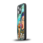 dessert space back phone cover | glass case for iphone 16 pro
