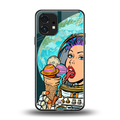 dessert space back phone cover | glass case for nothing phone 1