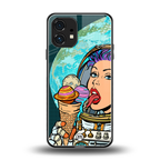 dessert space back phone cover | glass case for nothing phone 1