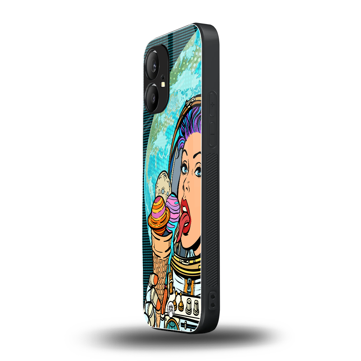 dessert space back phone cover | glass case for nothing phone 1