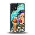 dessert space back phone cover | glass case for nothing phone 2