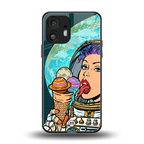 dessert space back phone cover | glass case for nothing phone 2