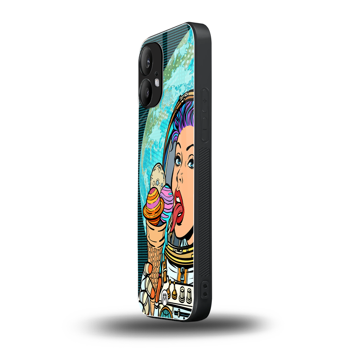 dessert space back phone cover | glass case for nothing phone 2