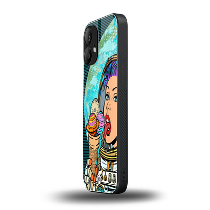 dessert space back phone cover | glass case for nothing phone 2