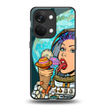 dessert space back phone cover | glass case for oneplus nord 3