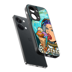 dessert space back phone cover | glass case for oneplus nord 3