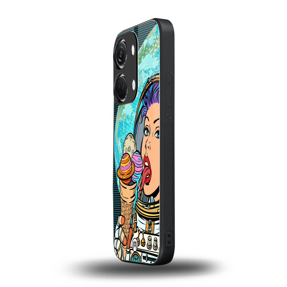 dessert space back phone cover | glass case for oneplus nord 3
