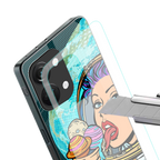 dessert space back phone cover | glass case for oneplus nord 3