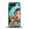 dessert space back phone cover | glass case for oneplus nord 4