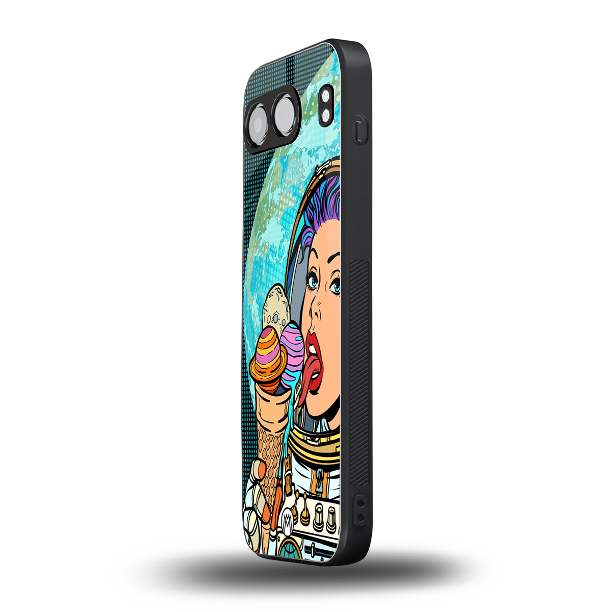 dessert space back phone cover | glass case for oneplus nord 4