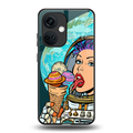 dessert space back phone cover | glass case for oneplus nord ce 3