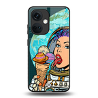 dessert space back phone cover | glass case for oneplus nord ce 3