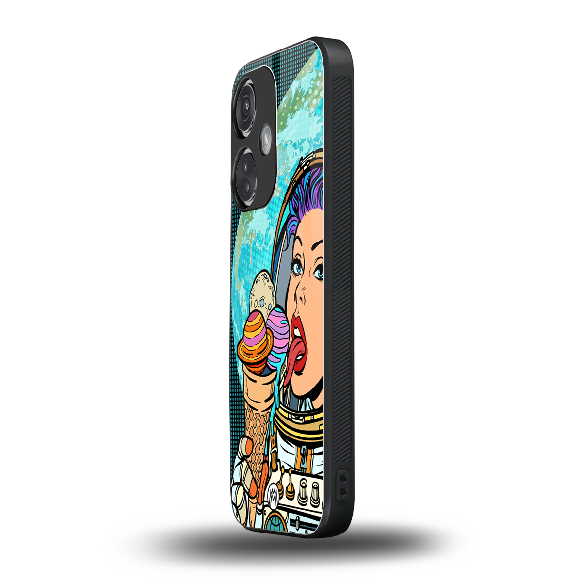 dessert space back phone cover | glass case for oneplus nord ce 3