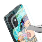 dessert space back phone cover | glass case for oneplus nord ce 3