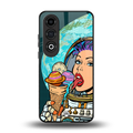 dessert space back phone cover | glass case for oneplus nord ce 4