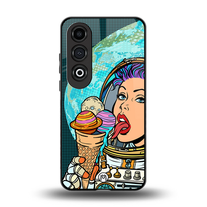 dessert space back phone cover | glass case for oneplus nord ce 4