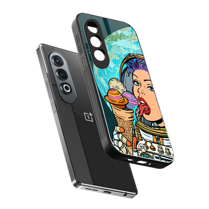 dessert space back phone cover | glass case for oneplus nord ce 4